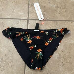 NWT FLORAL PRINT BIKINI BOTTOMS